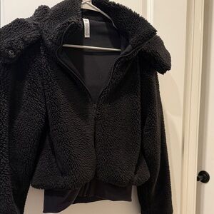 Cozy Black Sherpa Jacket